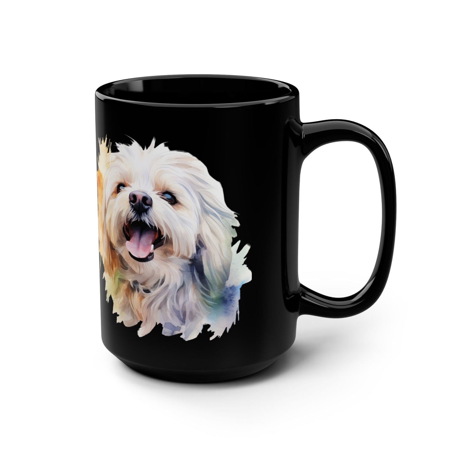 Sushi Happy - MamaDeSushi - Black Mug, 15oz