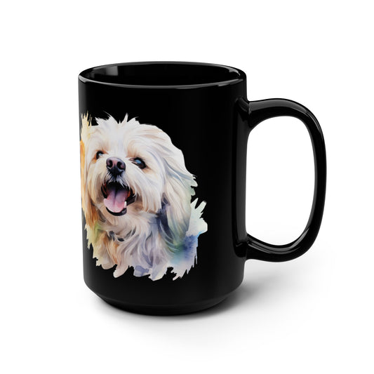 Sushi Happy - MamaDeSushi - Black Mug, 15oz