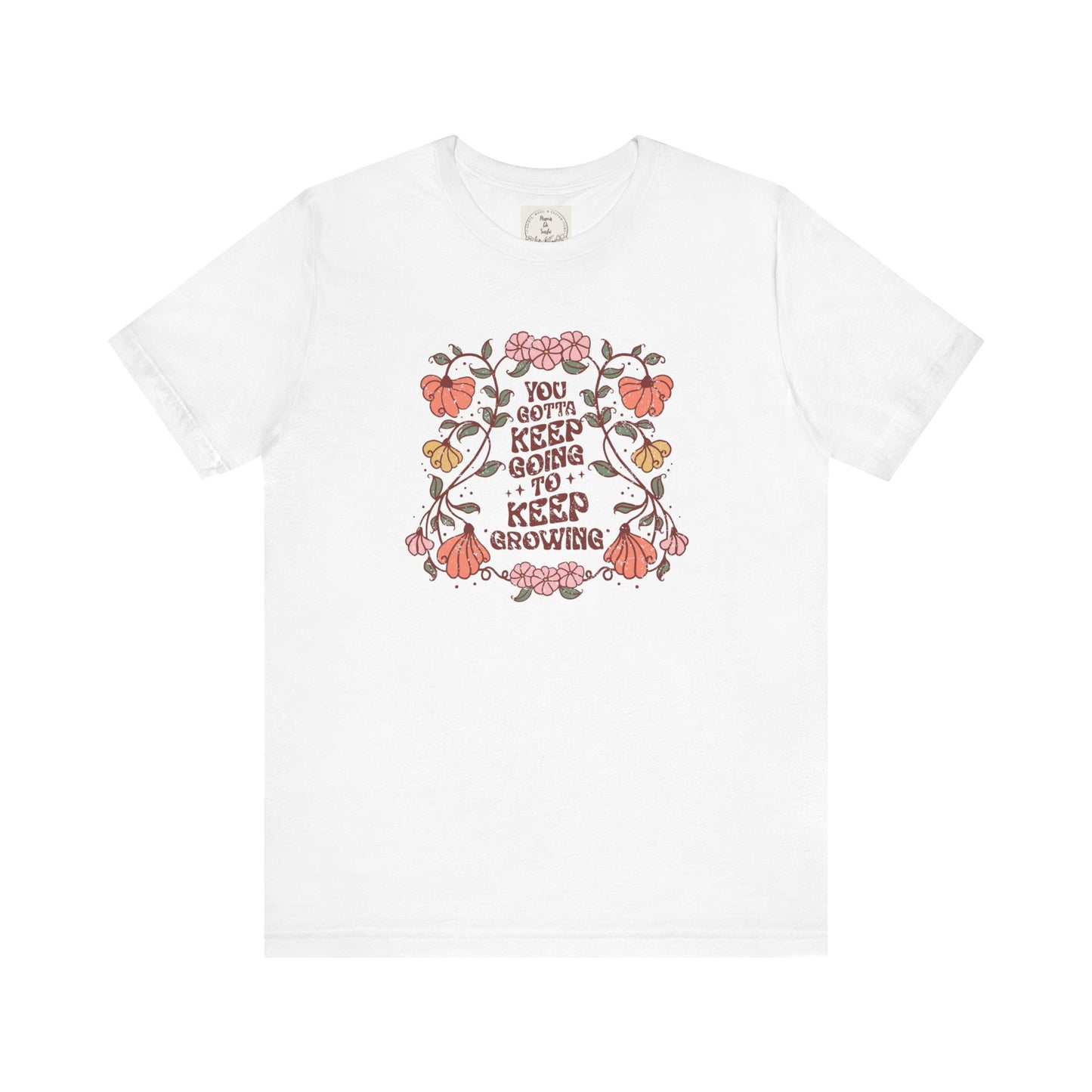 You gotta keep going to keep growing - Boho Retro - MamaDeSushi - Unisex Jersey Short Sleeve Tee