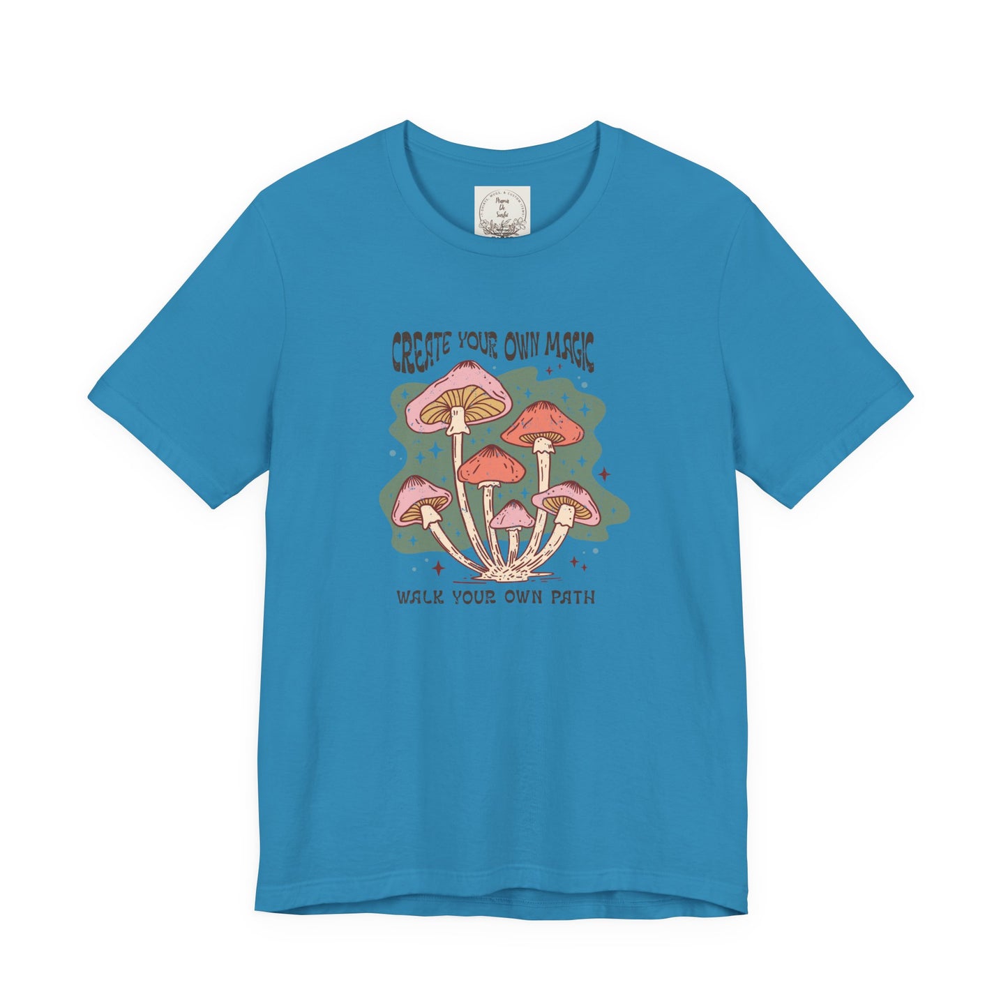 Create your own Magic walk your own path - Boho Retro - MamaDeSushi - Unisex Jersey Short Sleeve Tee