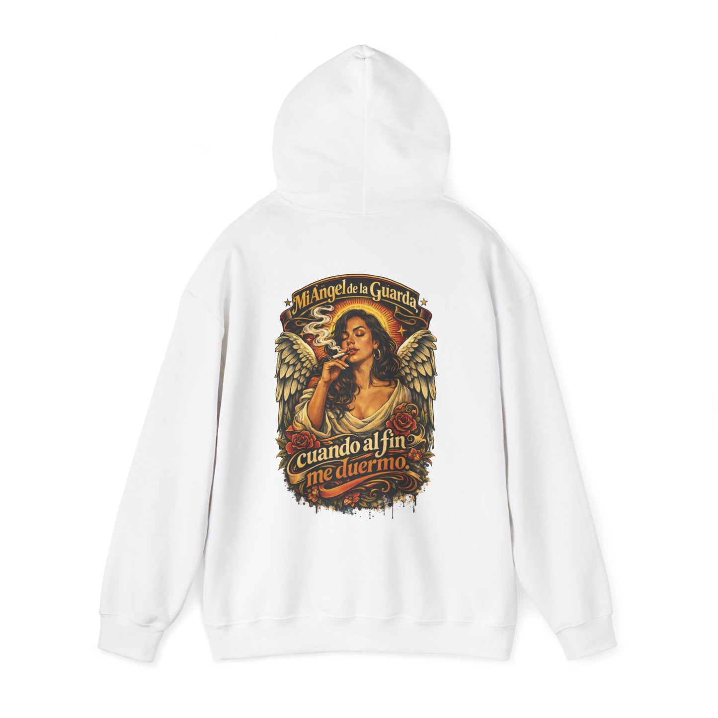 Unisex Heavy Blend™ Hooded Sweatshirt - Angel de Mi Guarda