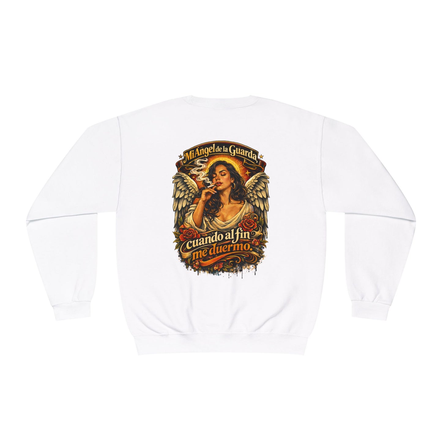 Unisex NuBlend® Crewneck Sweatshirt - Angel de Mi Guarda