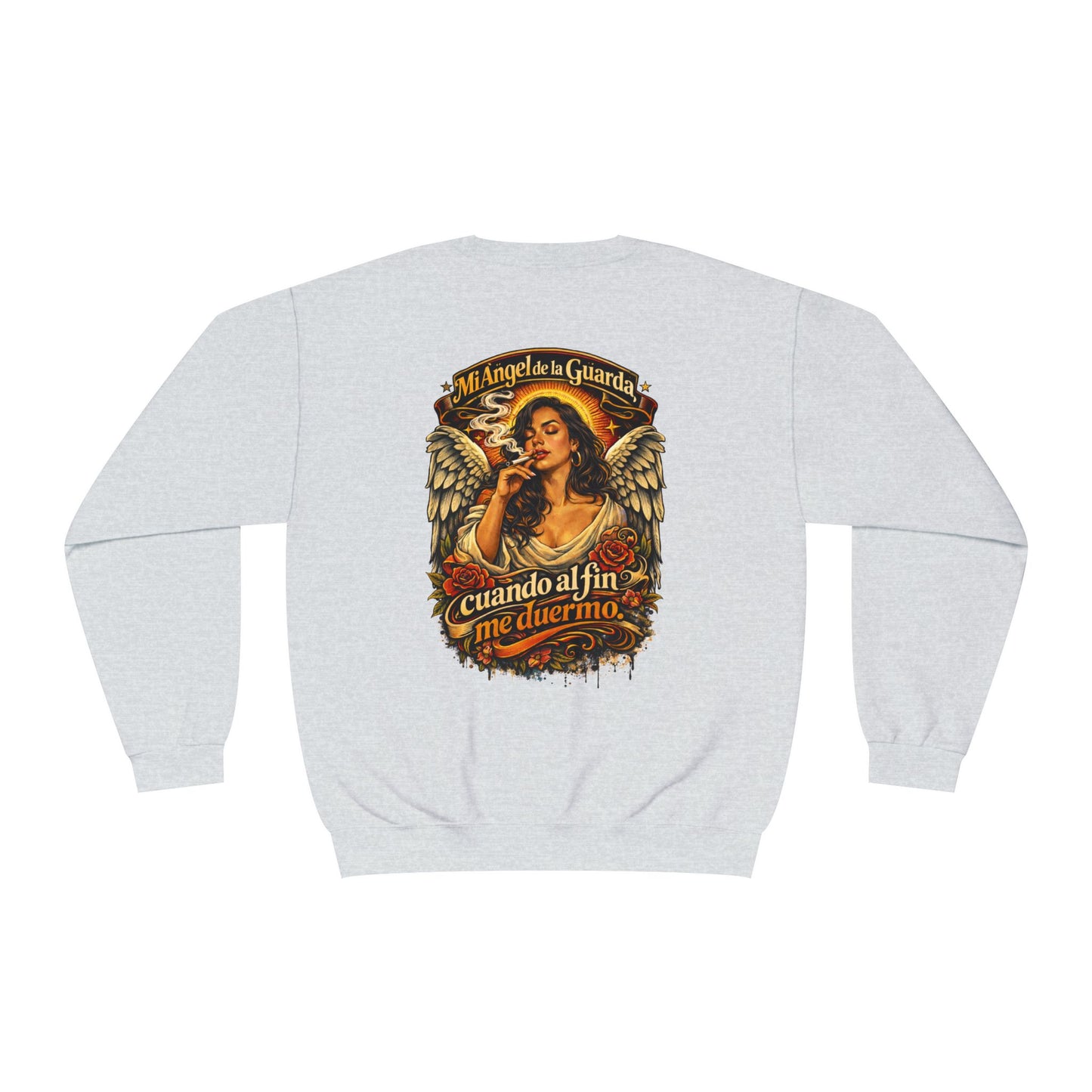 Unisex NuBlend® Crewneck Sweatshirt - Angel de Mi Guarda