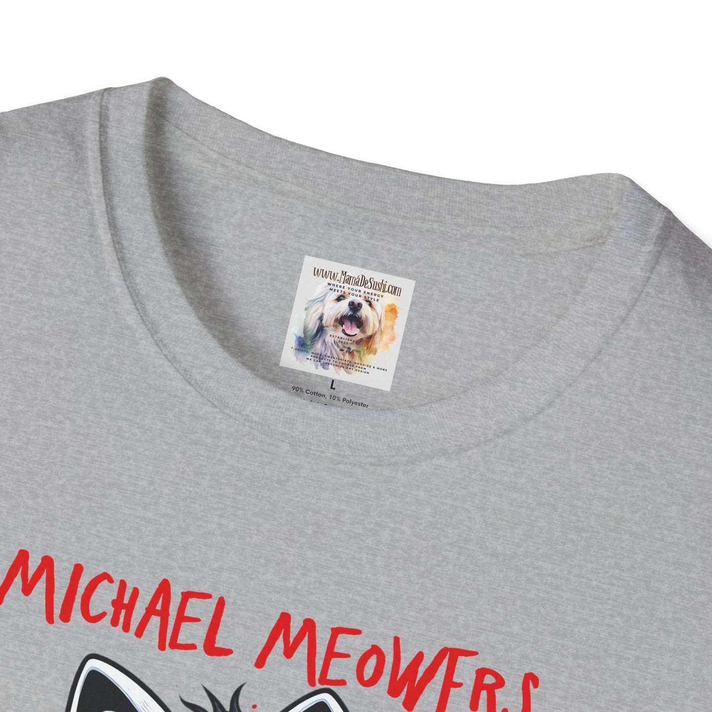 Michael Meowers - Cat - Kitty - MamaDeSushi - Unisex Softstyle T-Shirt