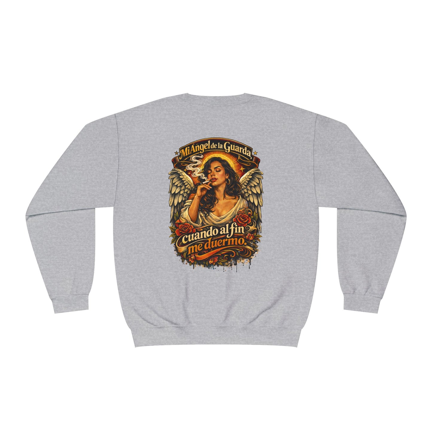 Unisex NuBlend® Crewneck Sweatshirt - Angel de Mi Guarda