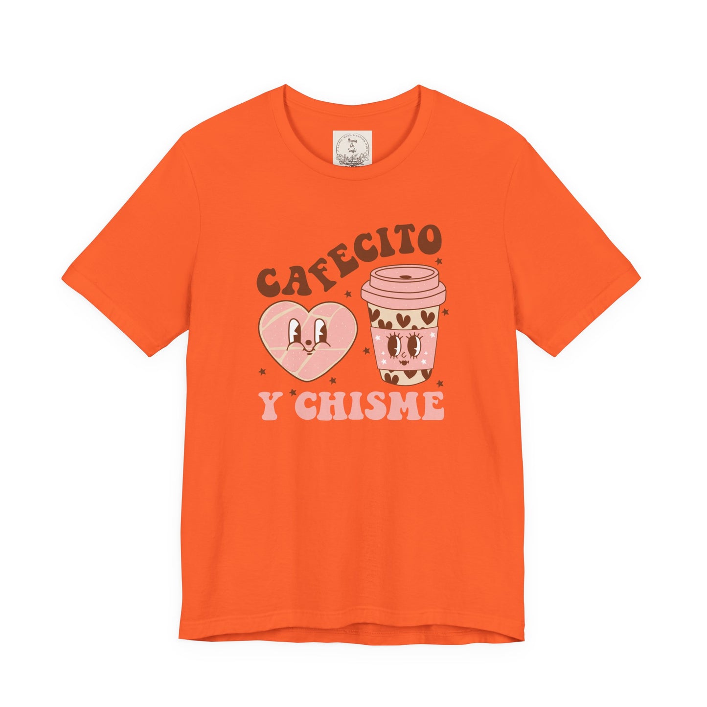 Cafecito y Chisme - Cafe Y Conchas - MamaDeSushi - Unisex Jersey Short Sleeve Tee