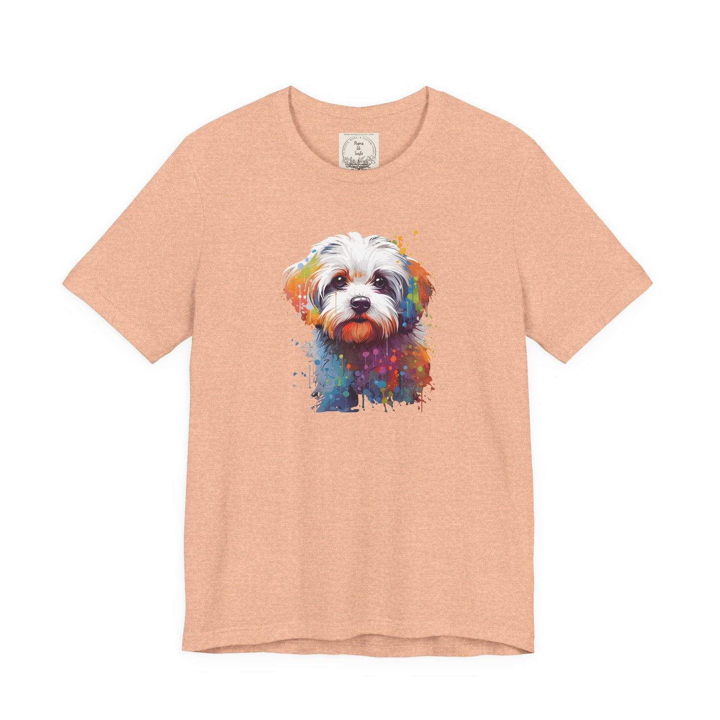 Splish Splash Maltese - MamaDeSushi - Unisex Jersey Short Sleeve Tee