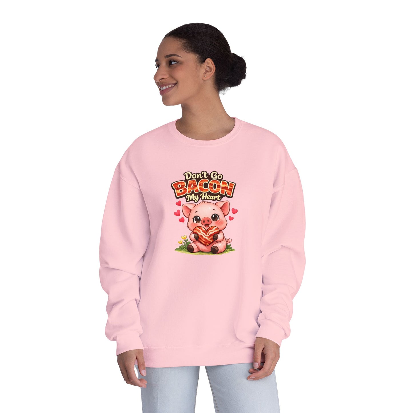 Unisex NuBlend® Crewneck Sweatshirt - Don't go Bacon My Heart