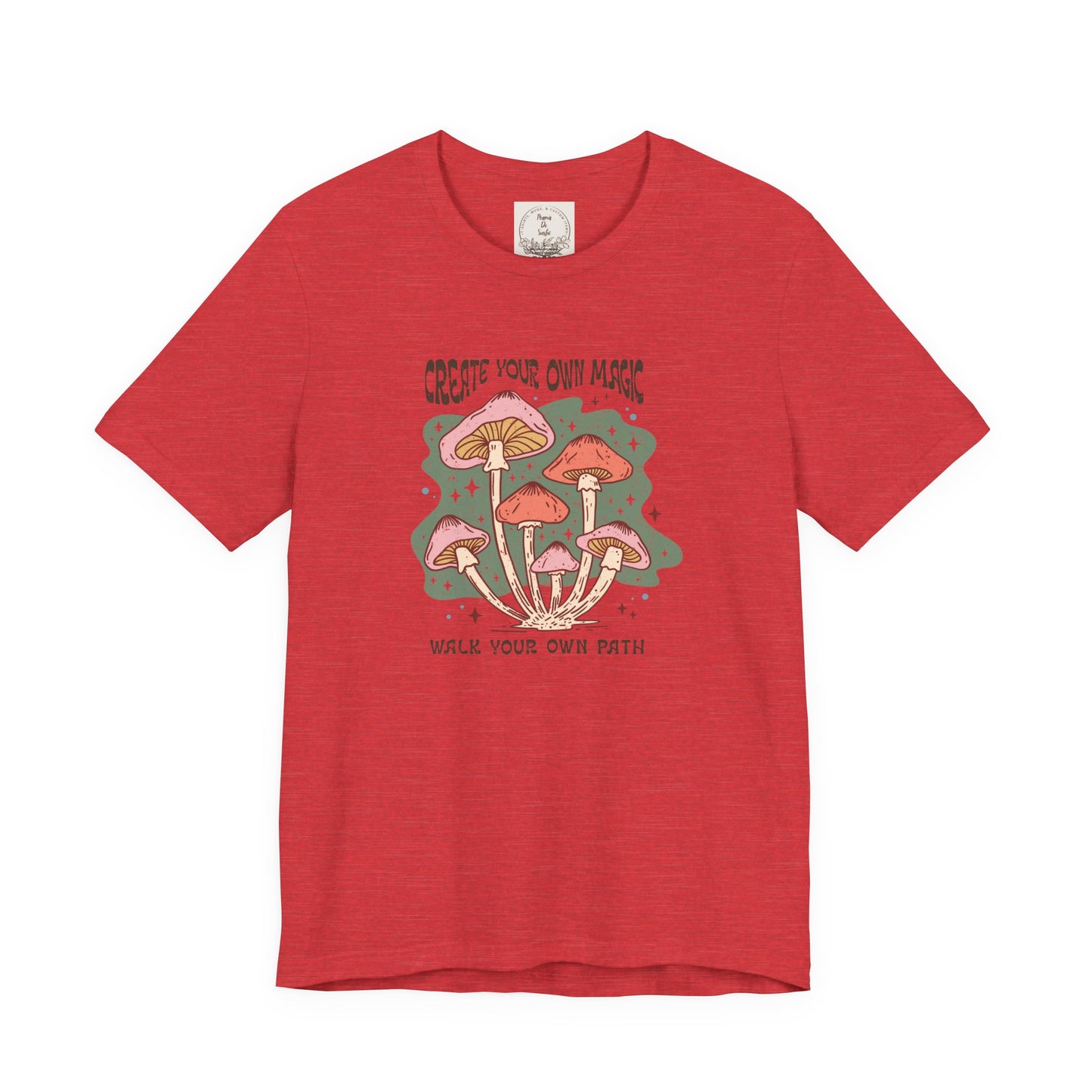 Create your own Magic walk your own path - Boho Retro - MamaDeSushi - Unisex Jersey Short Sleeve Tee