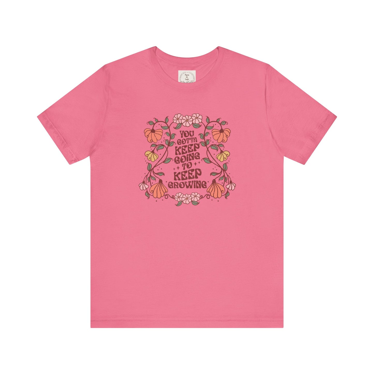 You gotta keep going to keep growing - Boho Retro - MamaDeSushi - Unisex Jersey Short Sleeve Tee