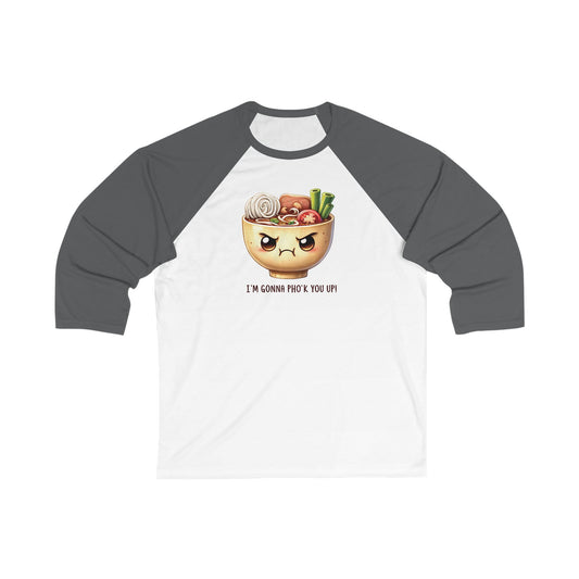 Unisex Baseball Tee, Funny Pho Noodle Soup Shirt, Foodie Gift, Vietnamese Cuisine, Asian Food Top, Hipster Clothing