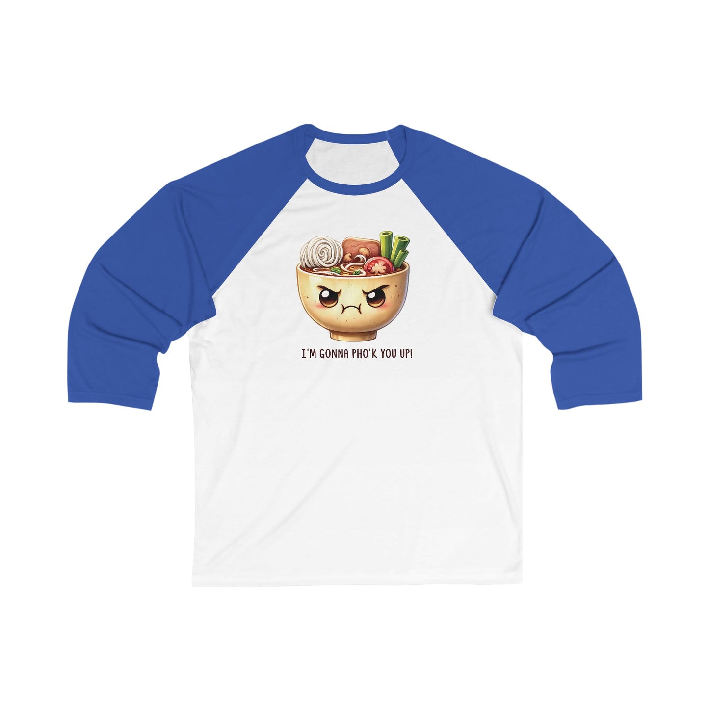 Unisex Baseball Tee, Funny Pho Noodle Soup Shirt, Foodie Gift, Vietnamese Cuisine, Asian Food Top, Hipster Clothing