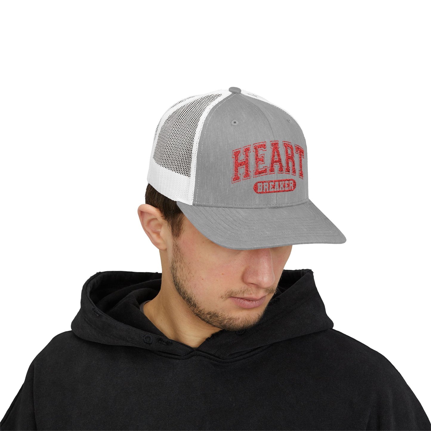 Heart Breaker Snapback Cap - Red Design, Gift for Him or Her, Hipster Hat, Cool Baseball Cap, Statement Headwear