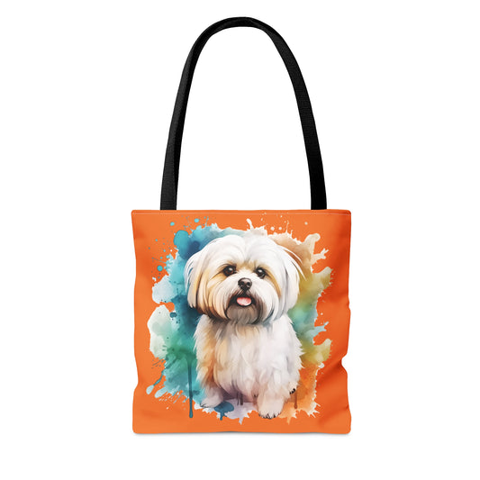 Maltese Maltipoo Watercolor - MamaDeSushi - Tote Bag (AOP)