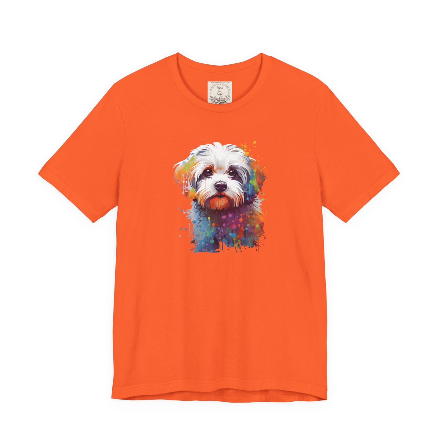 Splish Splash Maltese - MamaDeSushi - Unisex Jersey Short Sleeve Tee
