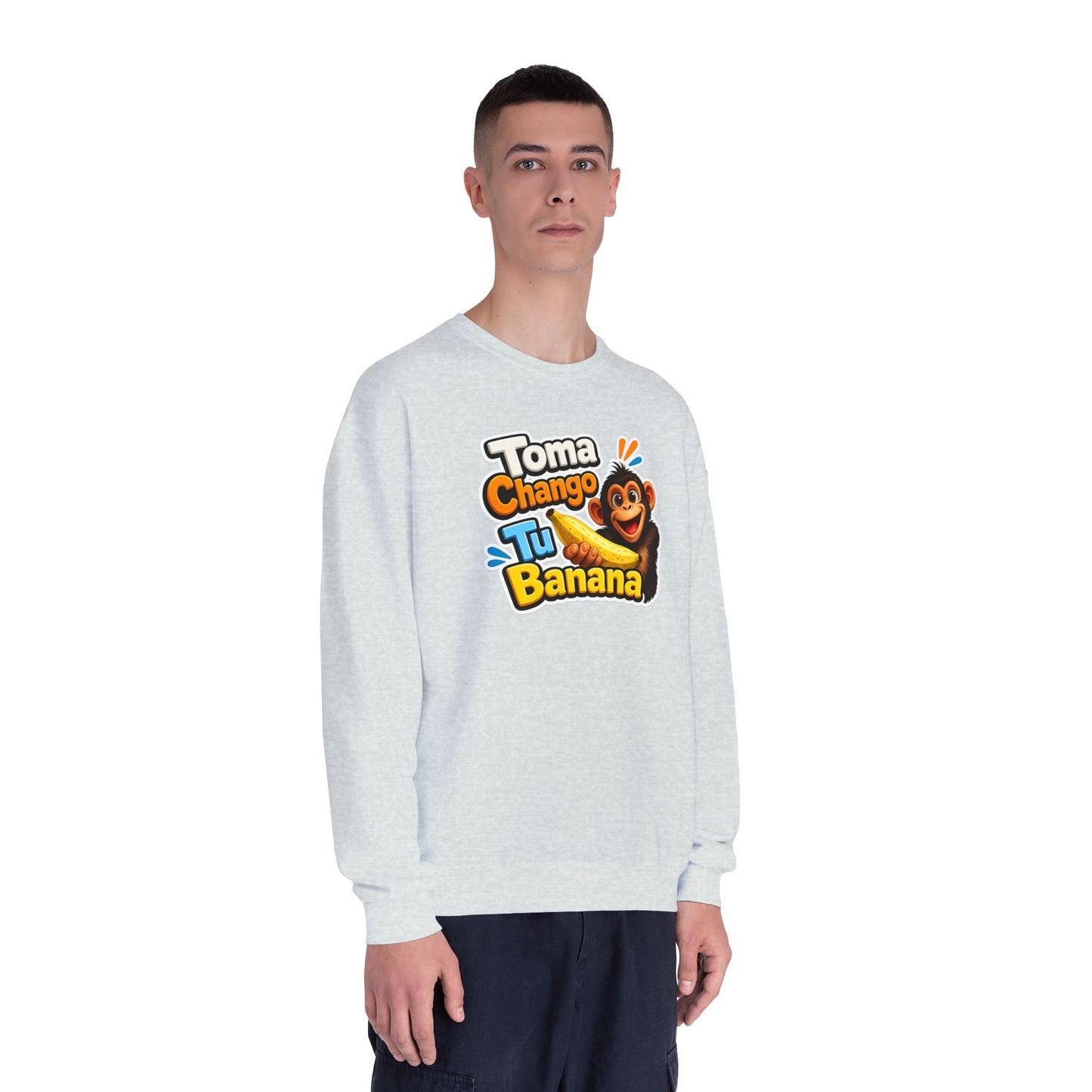 Unisex NuBlend® Crewneck Sweatshirt - Toma Chango Tu Banana