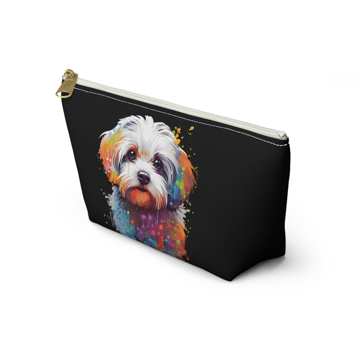 Splish Splash Maltese - MamaDeSushi - Accessory Pouch w T-bottom