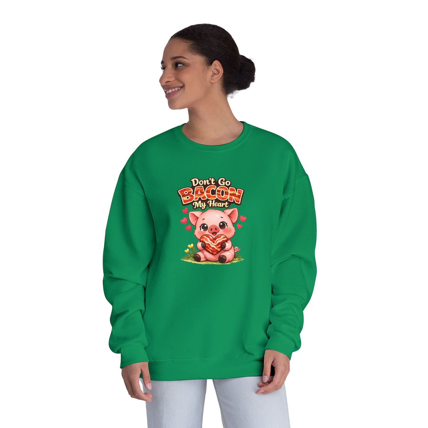Unisex NuBlend® Crewneck Sweatshirt - Don't go Bacon My Heart