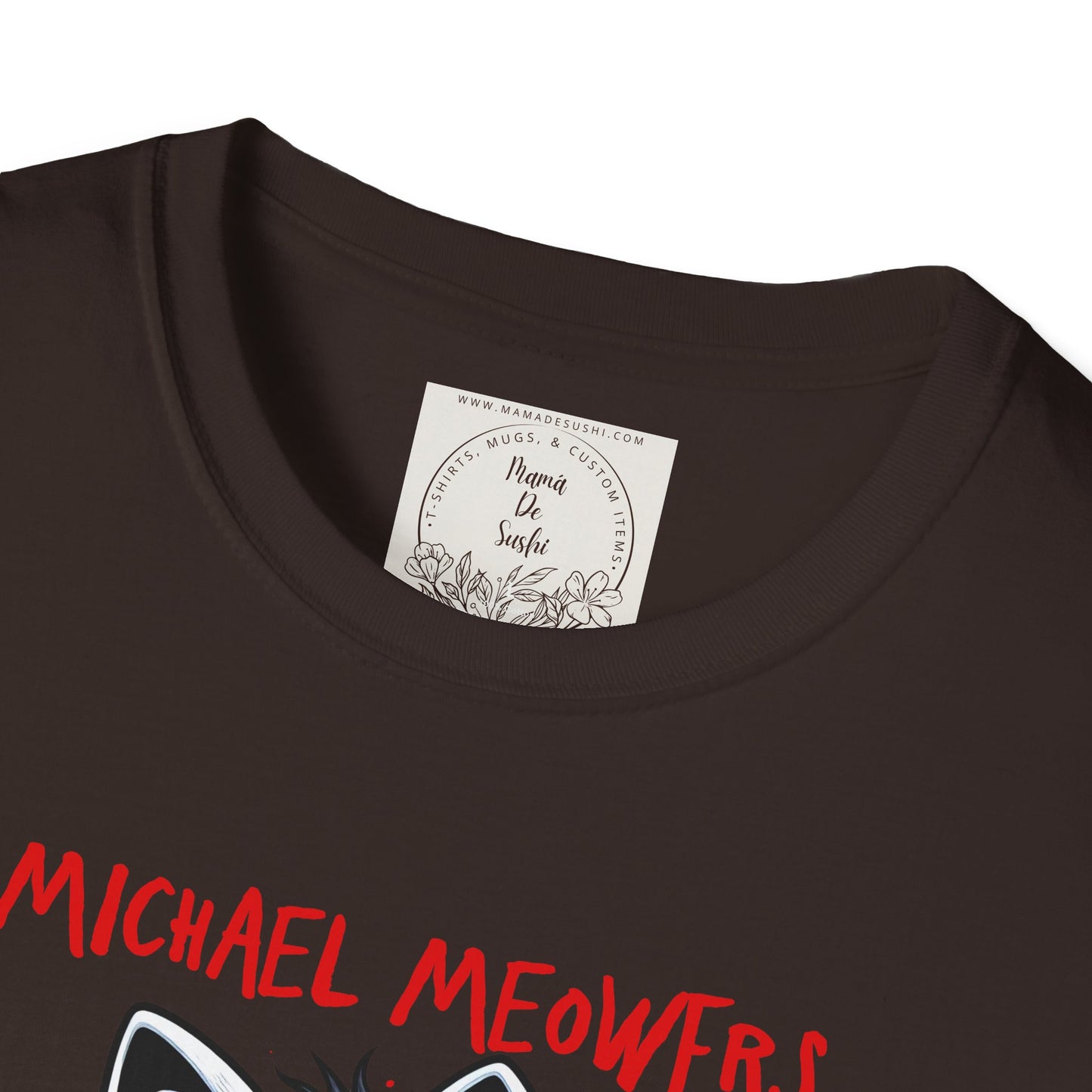 Michael Meowers - Cat - Kitty - MamaDeSushi - Unisex Softstyle T-Shirt