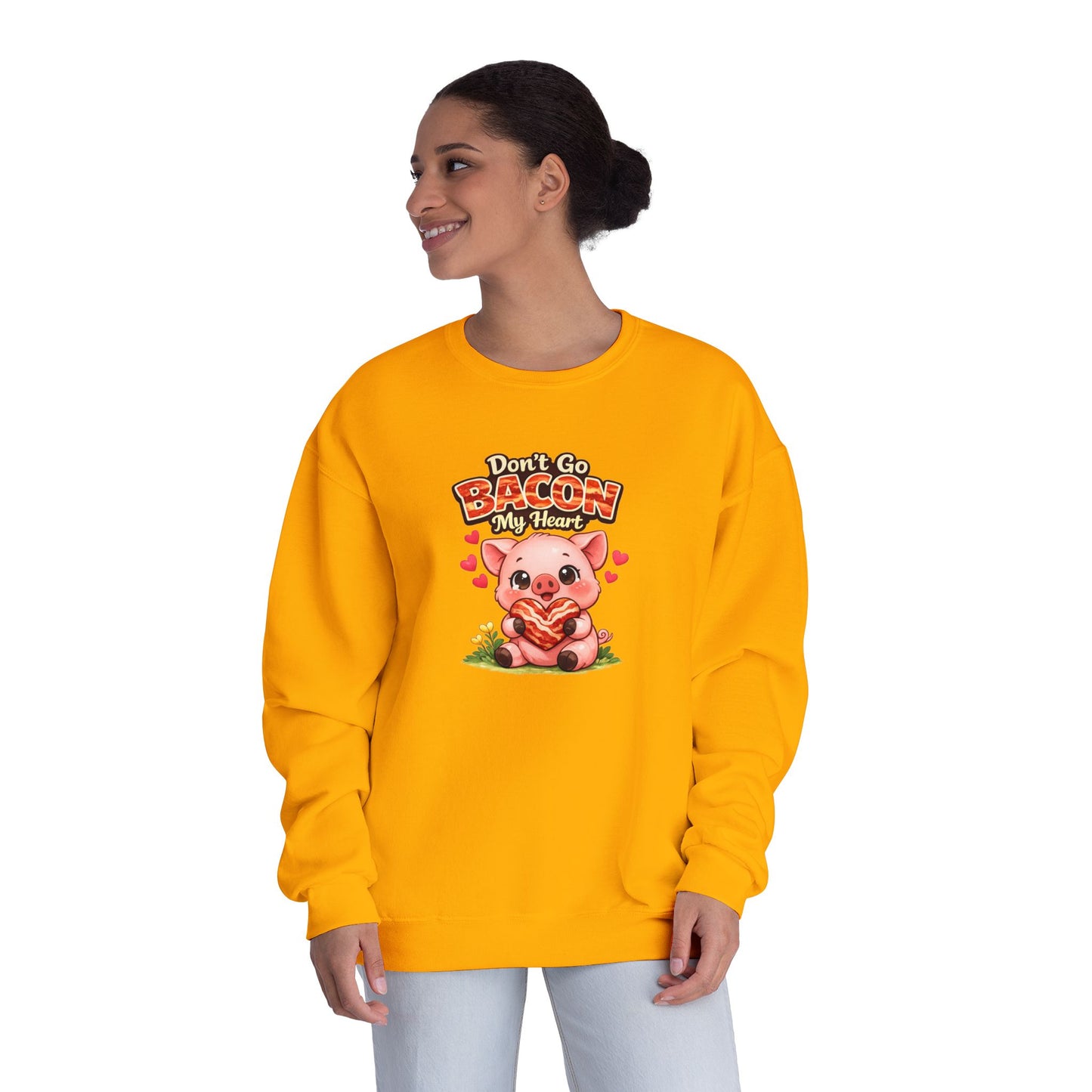 Unisex NuBlend® Crewneck Sweatshirt - Don't go Bacon My Heart