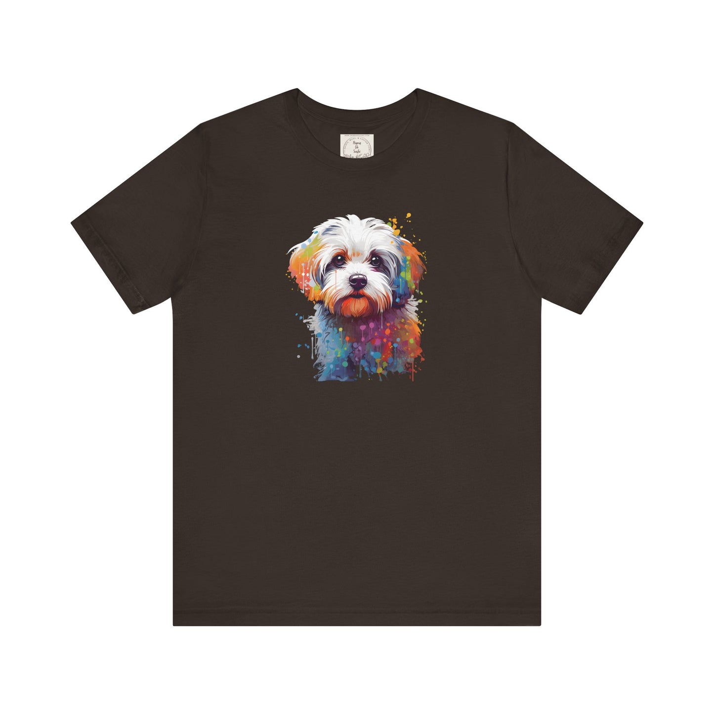 Splish Splash Maltese - MamaDeSushi - Unisex Jersey Short Sleeve Tee