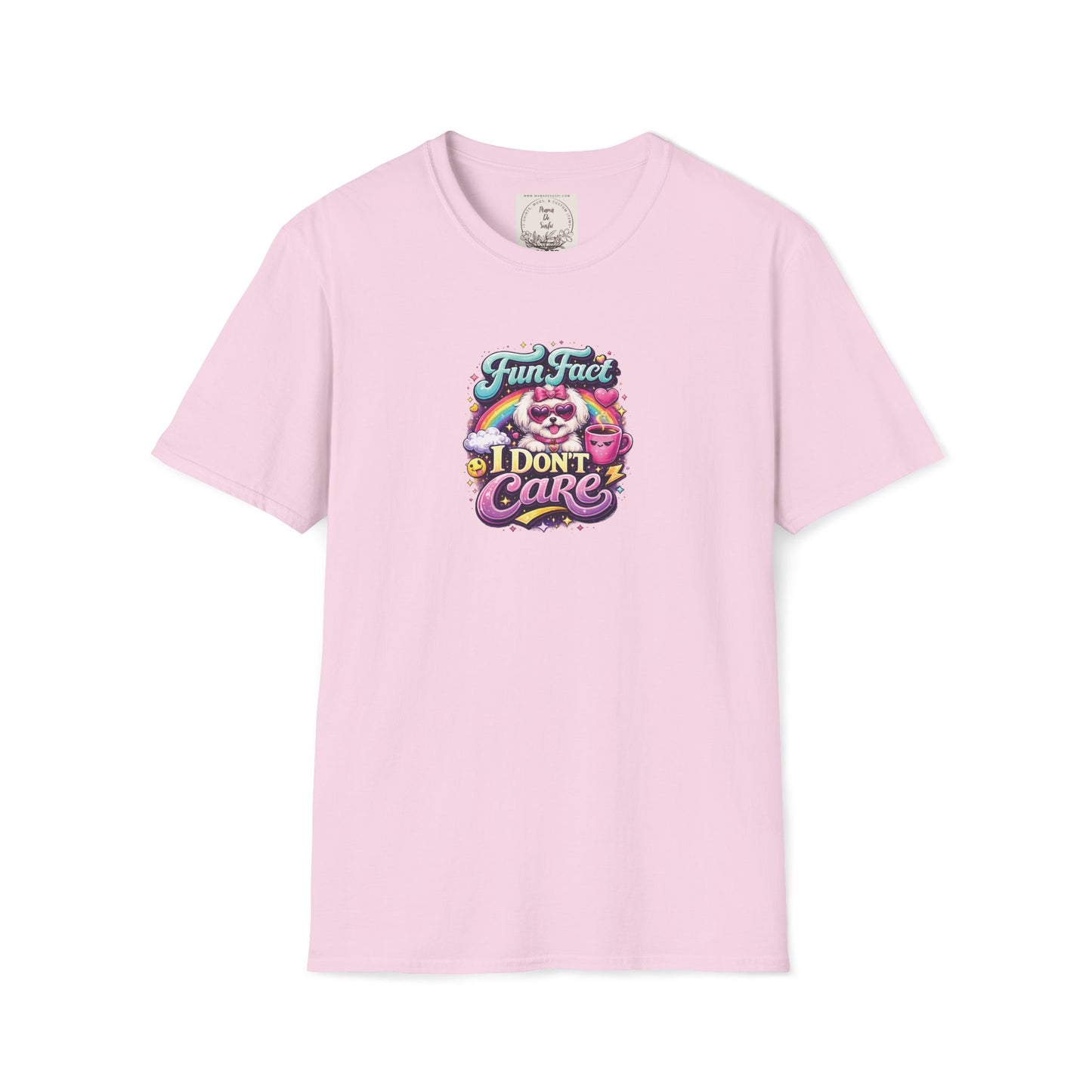 Unisex Softstyle T-Shirt - Fun Fact, I don't care - Maltese