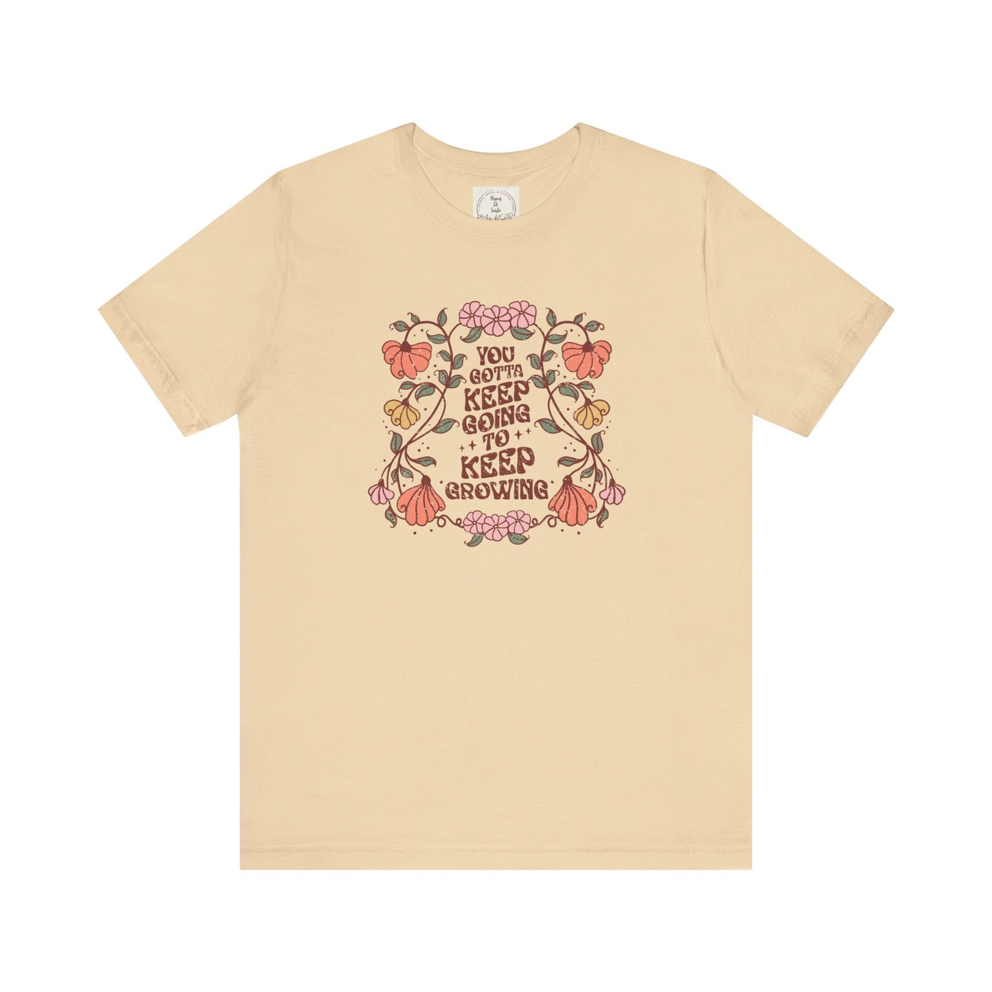 You gotta keep going to keep growing - Boho Retro - MamaDeSushi - Unisex Jersey Short Sleeve Tee
