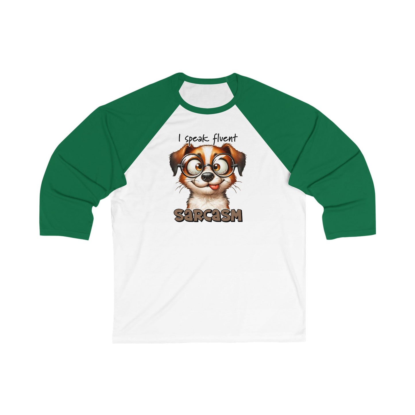 Funny Dog Lover Unisex Baseball Tee, Sarcasm Speaking Pet Owner Shirt, Humorous Animal Graphic Raglan Top, Comfy Tee For Dog Moms and Dads,