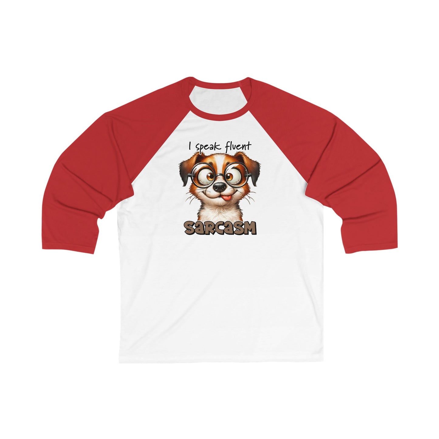 Funny Dog Lover Unisex Baseball Tee, Sarcasm Speaking Pet Owner Shirt, Humorous Animal Graphic Raglan Top, Comfy Tee For Dog Moms and Dads,