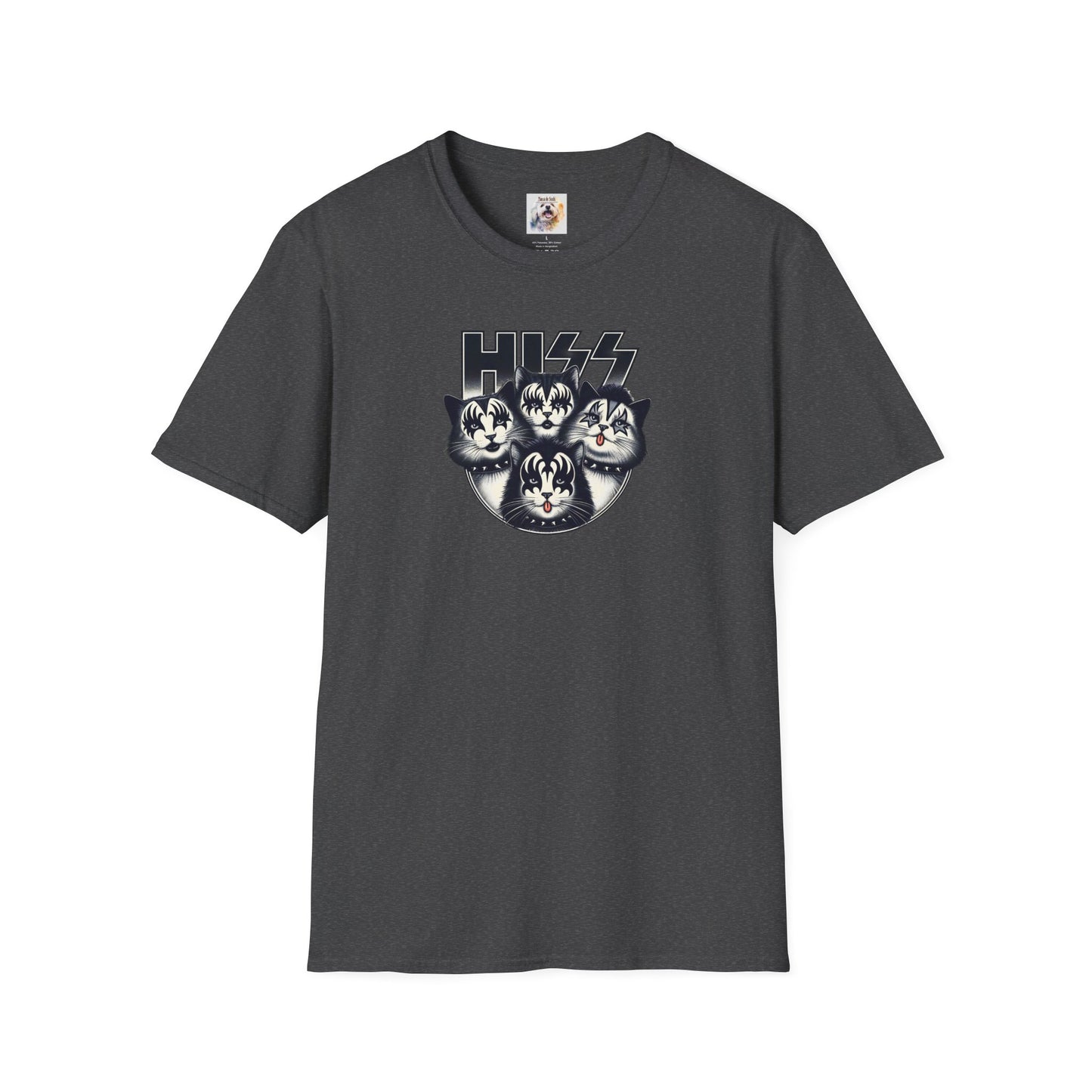 HIZZ - Cat - Kitty - MamaDeSushi - Unisex Softstyle T-Shirt
