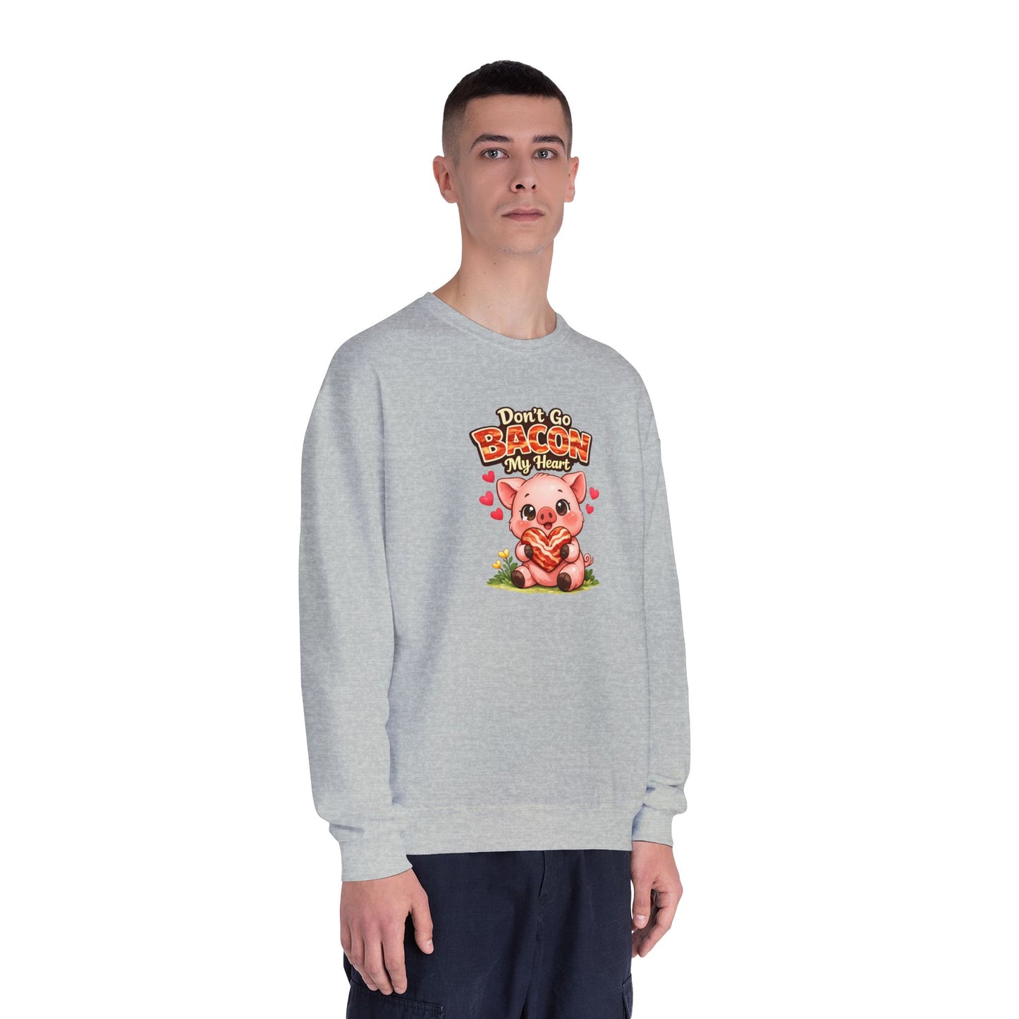 Unisex NuBlend® Crewneck Sweatshirt - Don't go Bacon My Heart