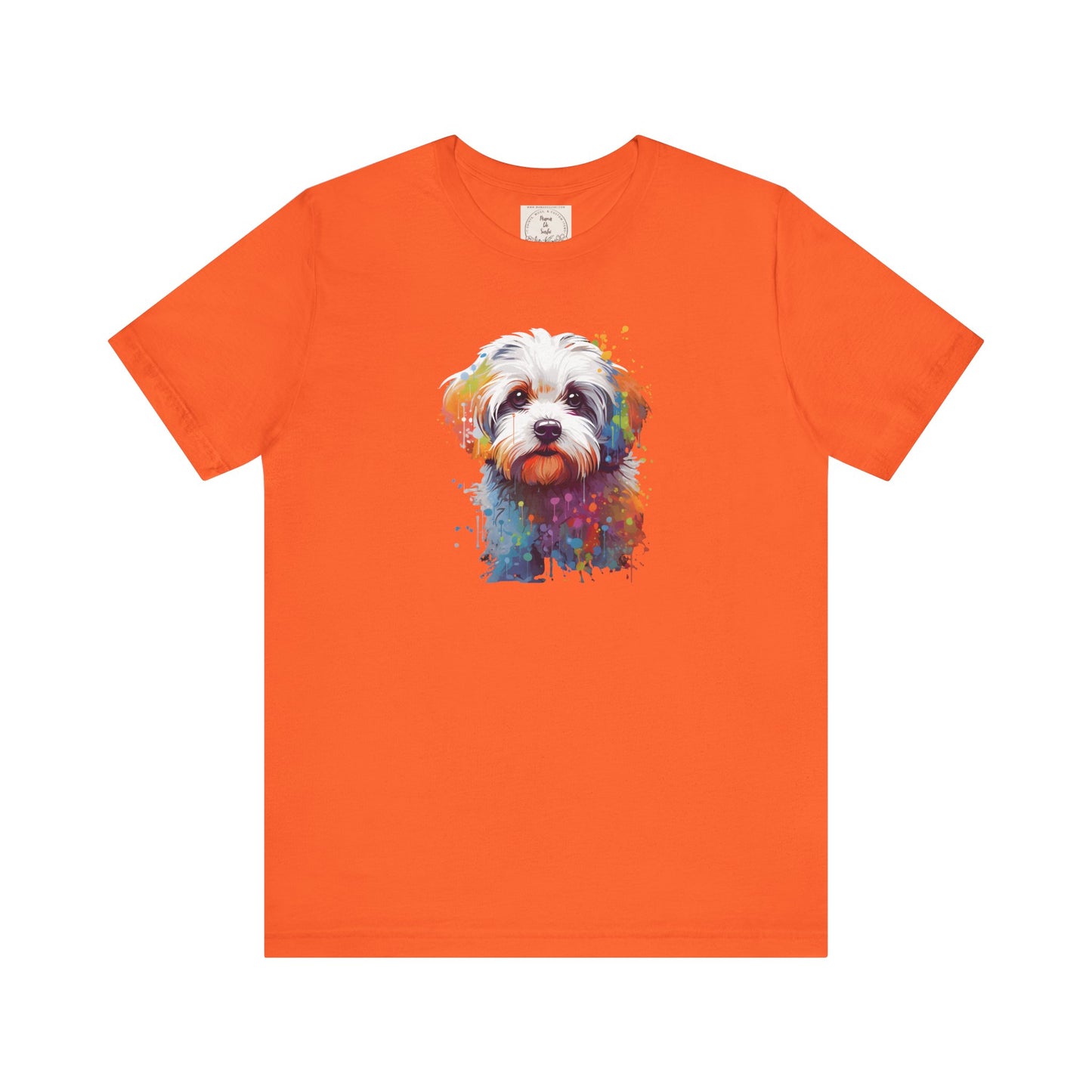 Splish Splash Maltese - MamaDeSushi - Unisex Jersey Short Sleeve Tee