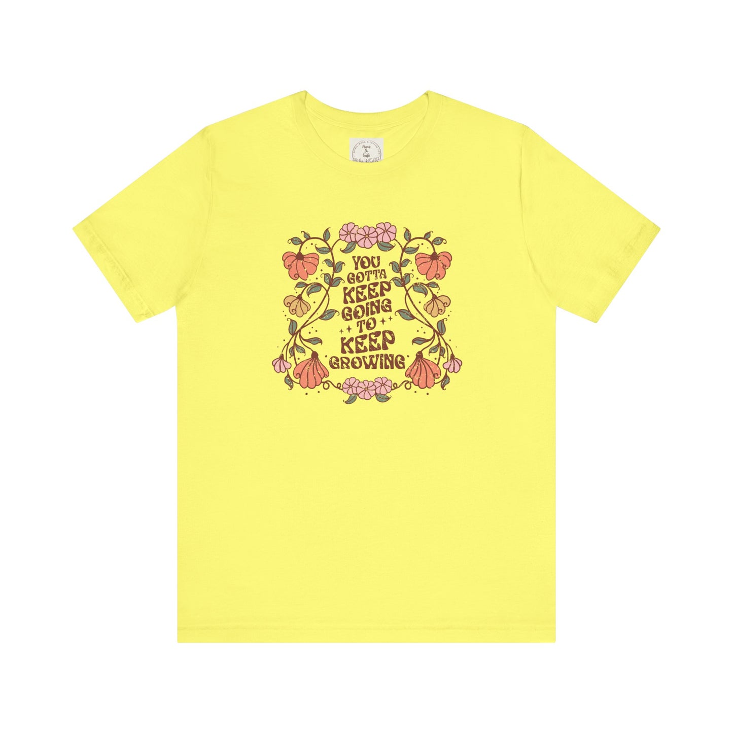 You gotta keep going to keep growing - Boho Retro - MamaDeSushi - Unisex Jersey Short Sleeve Tee