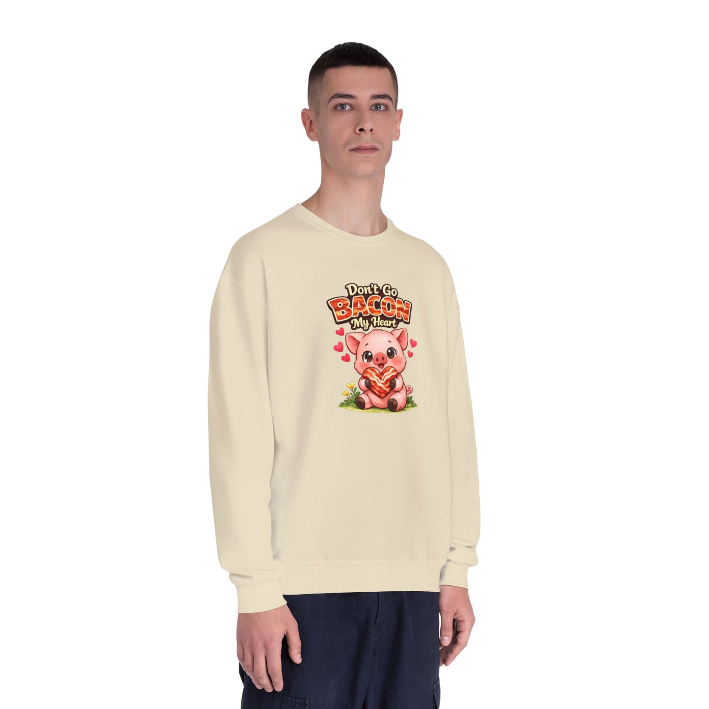 Unisex NuBlend® Crewneck Sweatshirt - Don't go Bacon My Heart