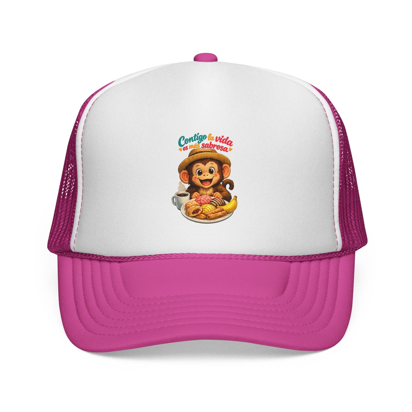 Trucker Caps - Contigo La Vida Es Mas Sabrosa