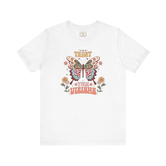 Trust Your Visions - Boho Retro - MamaDeSushi - Unisex Jersey Short Sleeve Tee