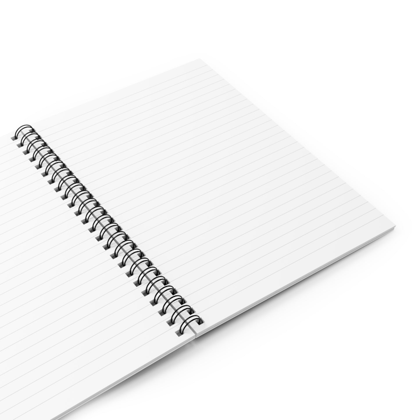 666 Return to Balance - Ruled Spiral Notebook — Minimalist Black & White,  Lined Journal