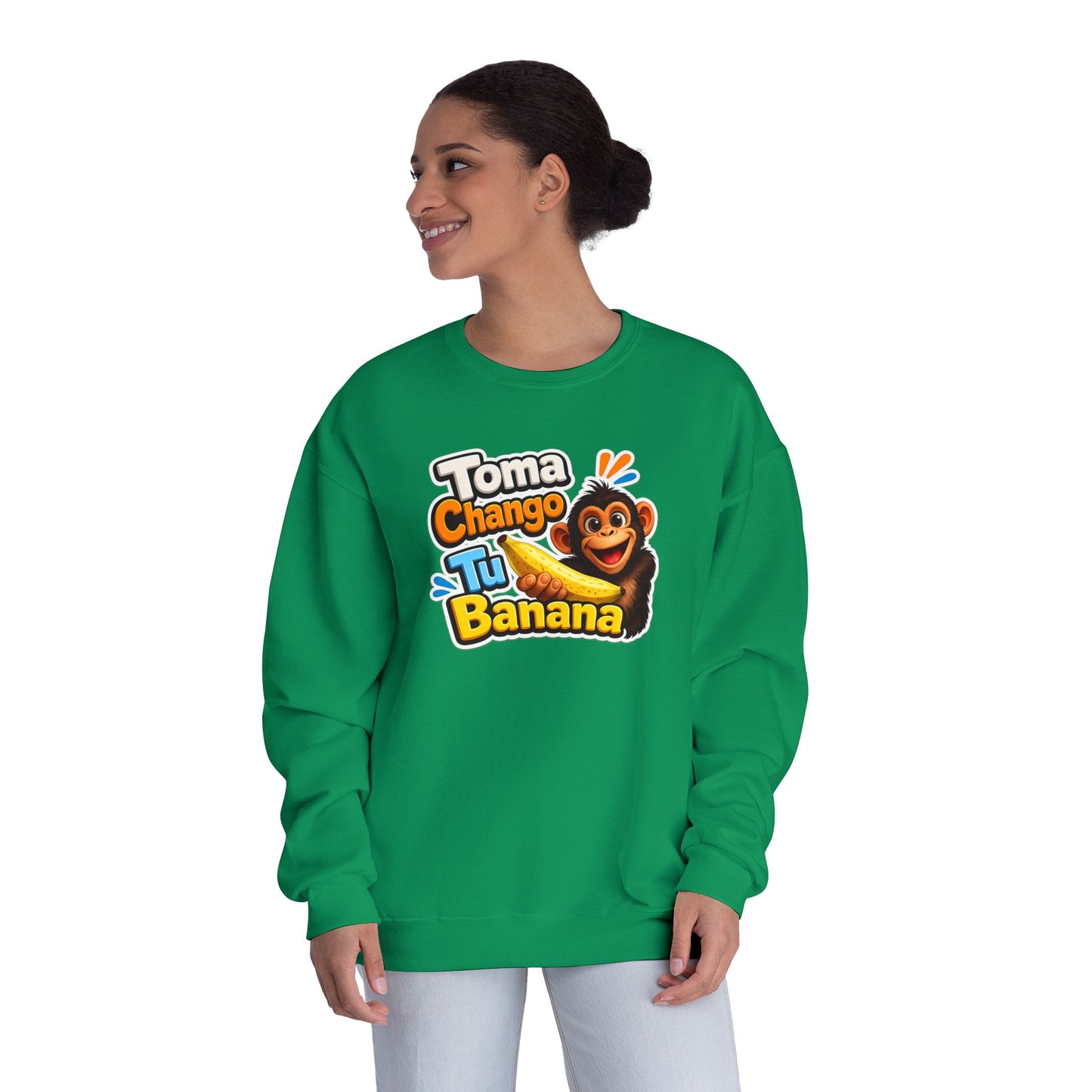 Unisex NuBlend® Crewneck Sweatshirt - Toma Chango Tu Banana