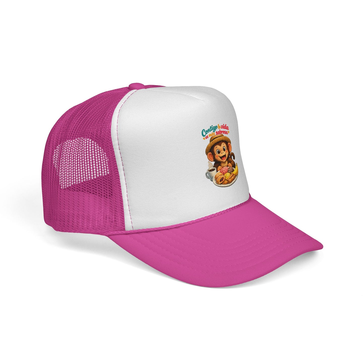 Trucker Caps - Contigo La Vida Es Mas Sabrosa
