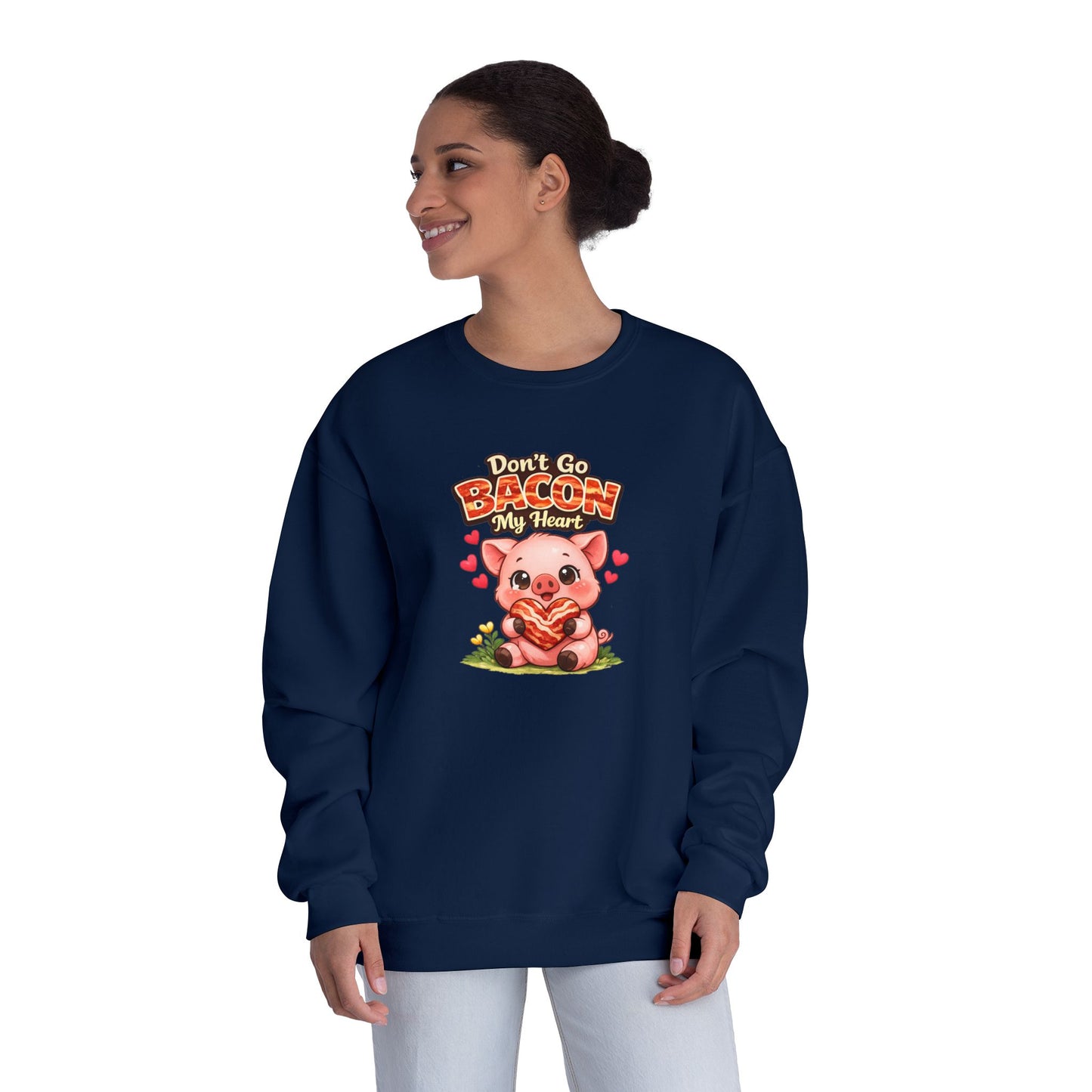 Unisex NuBlend® Crewneck Sweatshirt - Don't go Bacon My Heart