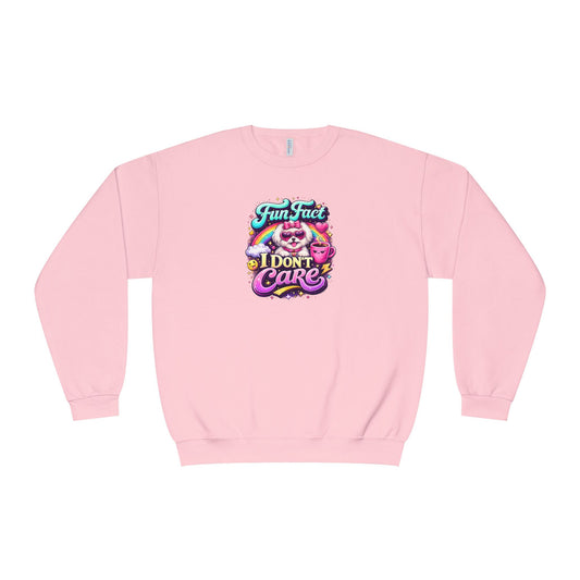 Unisex NuBlend® Crewneck Sweatshirt - Fun Fact, I don't care - Maltese