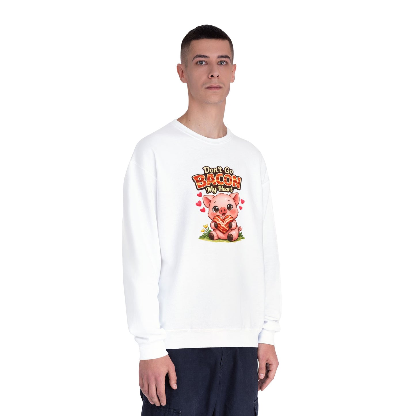 Unisex NuBlend® Crewneck Sweatshirt - Don't go Bacon My Heart