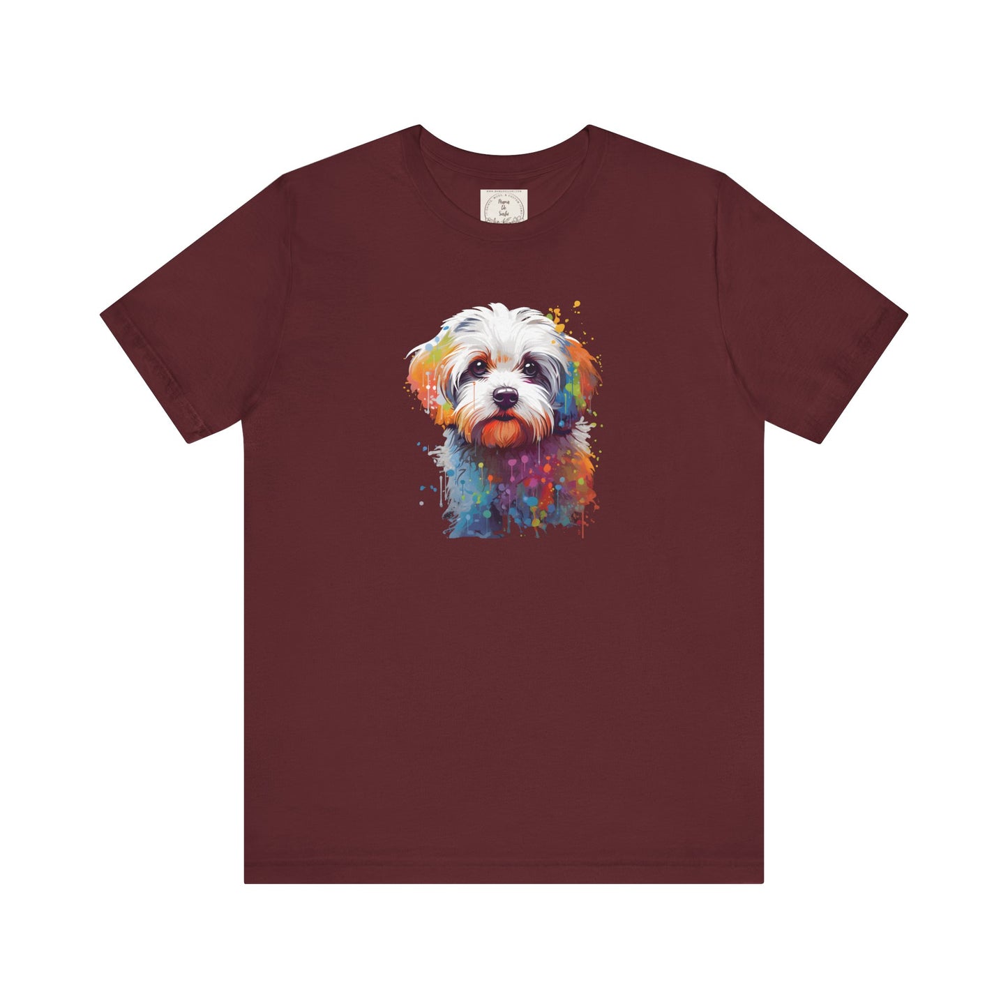 Splish Splash Maltese - MamaDeSushi - Unisex Jersey Short Sleeve Tee