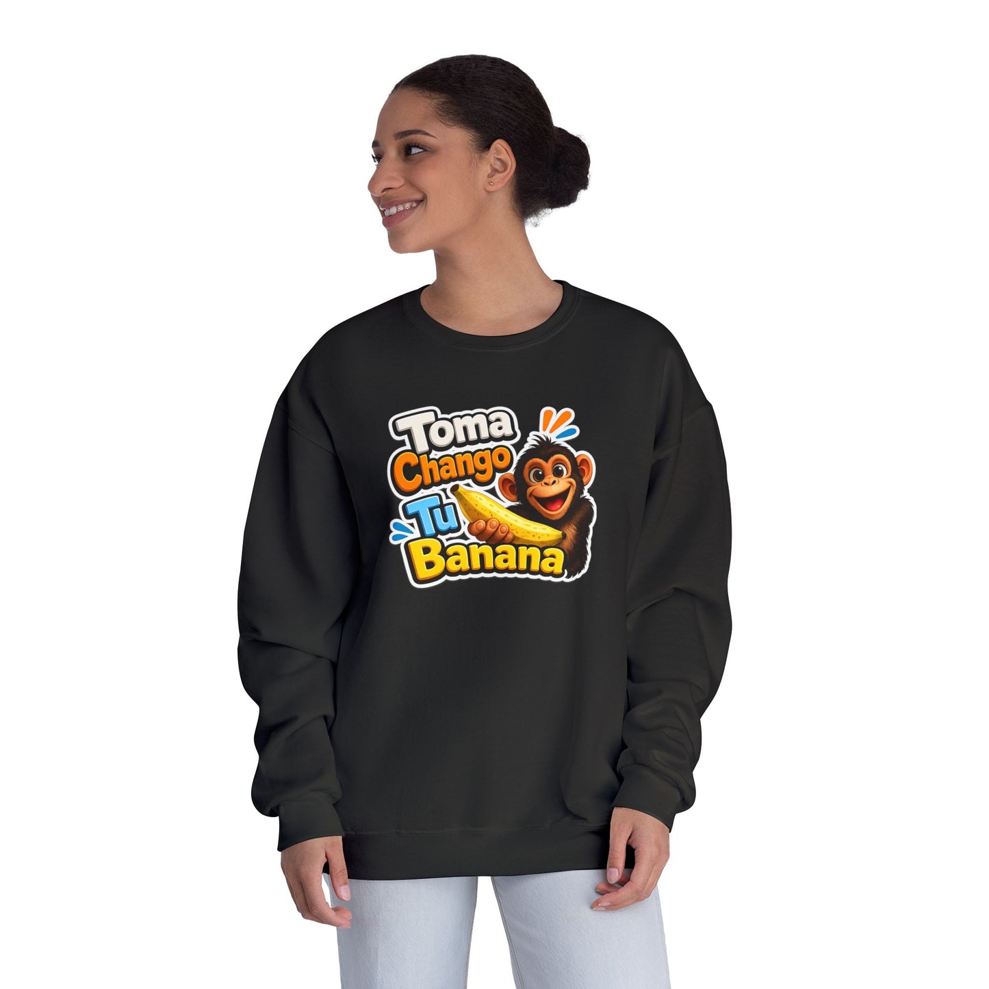 Unisex NuBlend® Crewneck Sweatshirt - Toma Chango Tu Banana