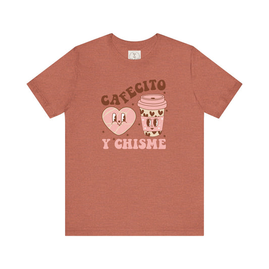 Cafecito y Chisme - Cafe Y Conchas - MamaDeSushi - Unisex Jersey Short Sleeve Tee