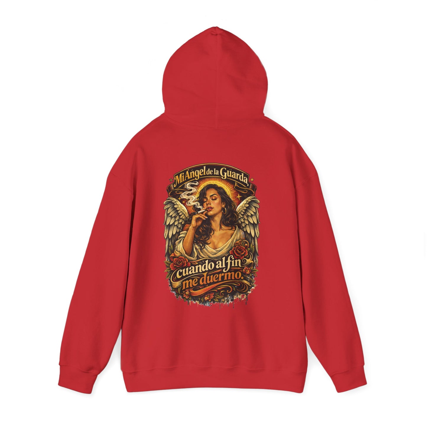 Unisex Heavy Blend™ Hooded Sweatshirt - Angel de Mi Guarda