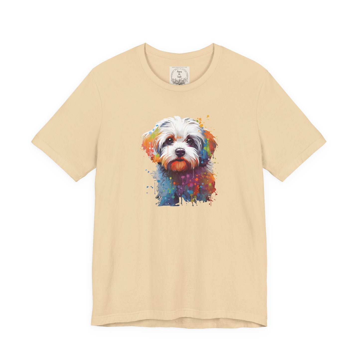 Splish Splash Maltese - MamaDeSushi - Unisex Jersey Short Sleeve Tee