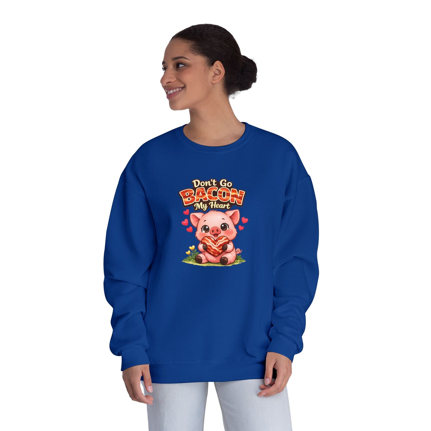 Unisex NuBlend® Crewneck Sweatshirt - Don't go Bacon My Heart