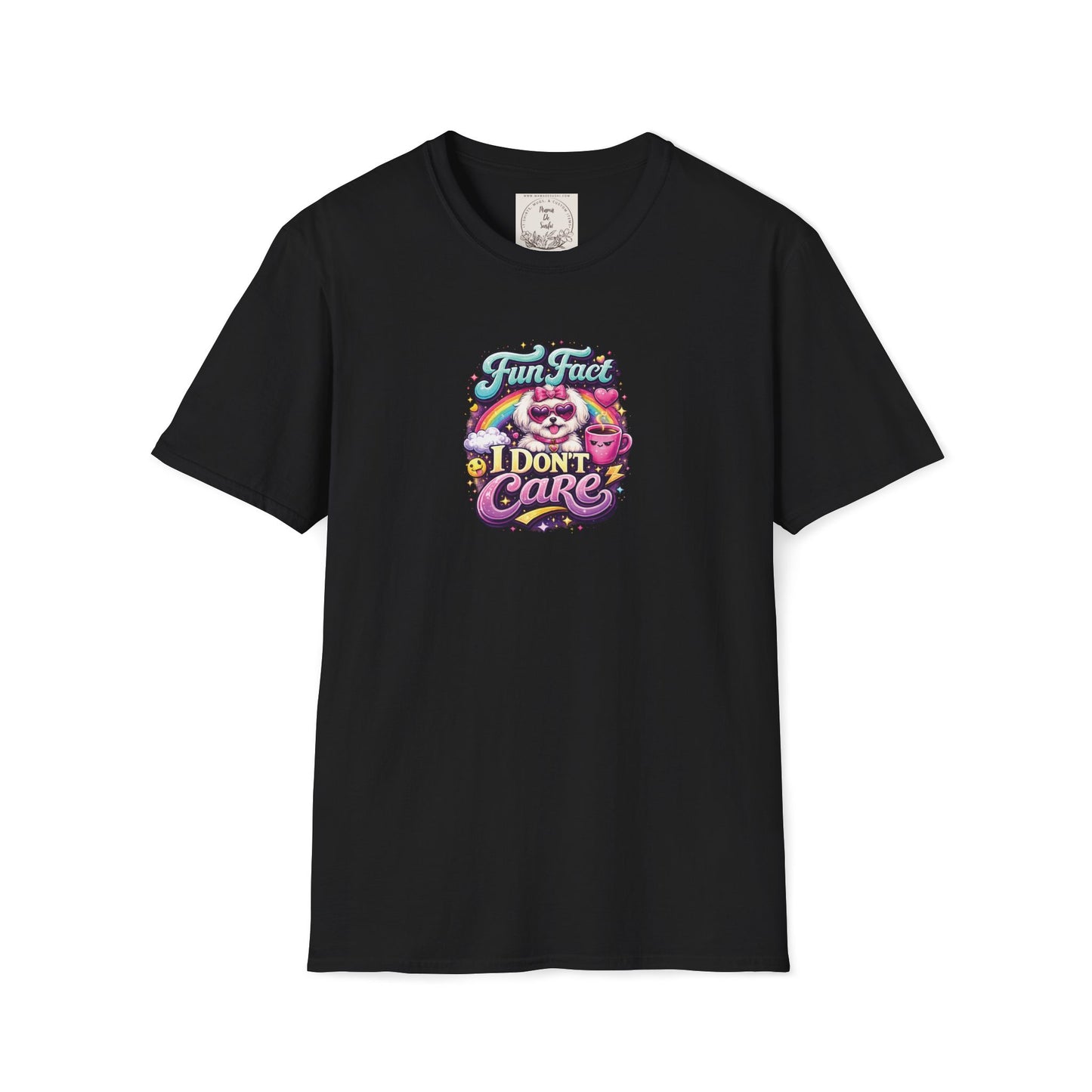 Unisex Softstyle T-Shirt - Fun Fact, I don't care - Maltese