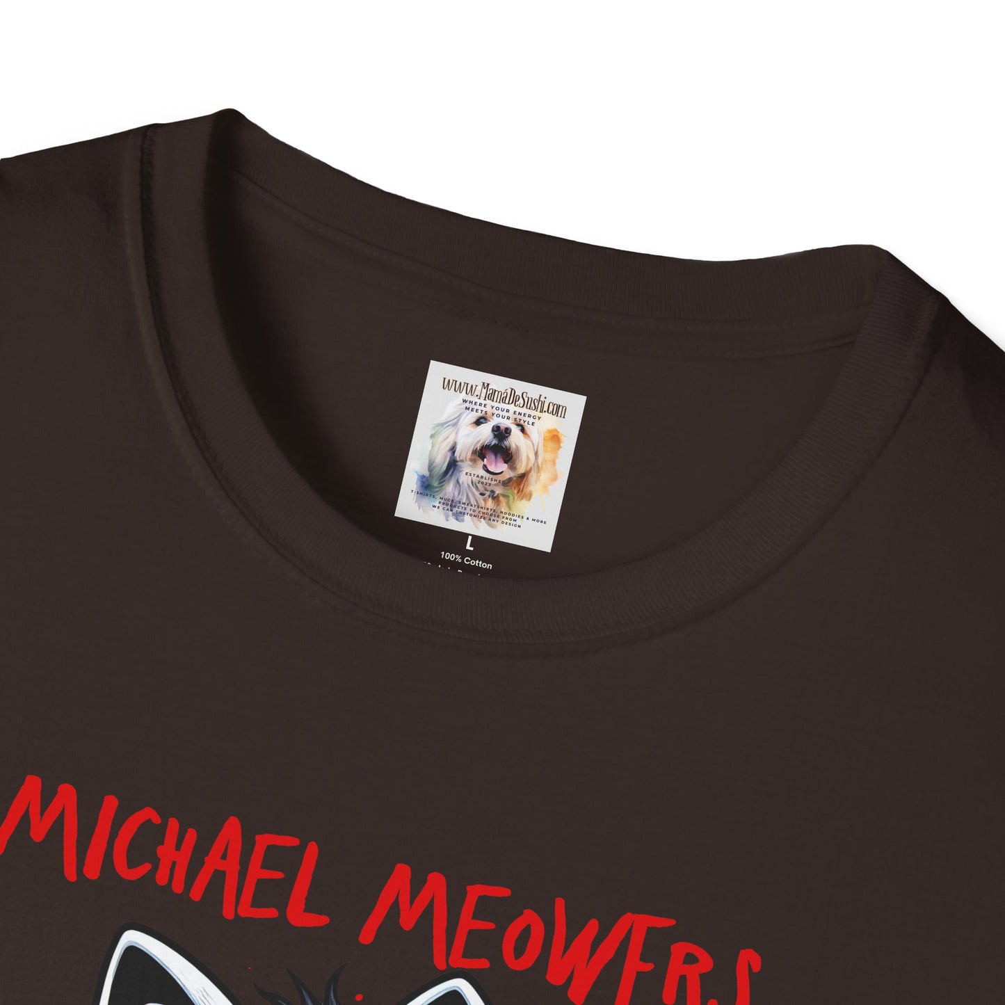 Michael Meowers - Cat - Kitty - MamaDeSushi - Unisex Softstyle T-Shirt